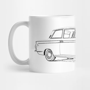 Lotus Cortina Wireframe Mug